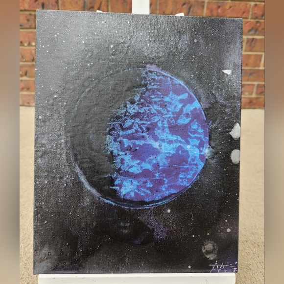 Art 8 X 1 Spray Paint Galaxy Art Poshmark